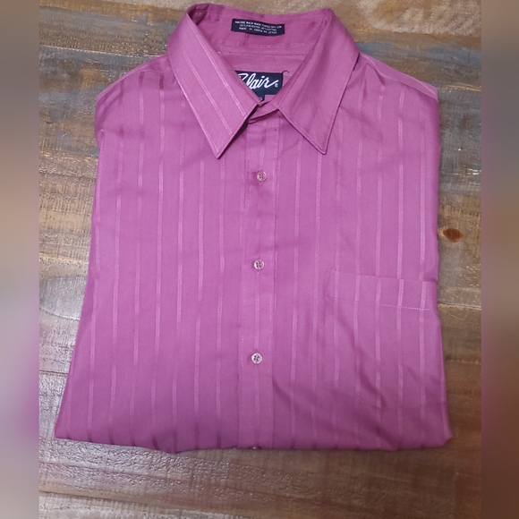 BLAIR MEN'S SIZE 16-1/2" BUTTON DOWN LONG SLEEVE VINTAGE SHIRT - Picture 3 of 4